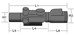 Maten Konus Konuspro AS-34 2-6x28 Richtkijker