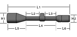 Maten Konus Richtkijker Konuspro 2-7x32 inclusief montering