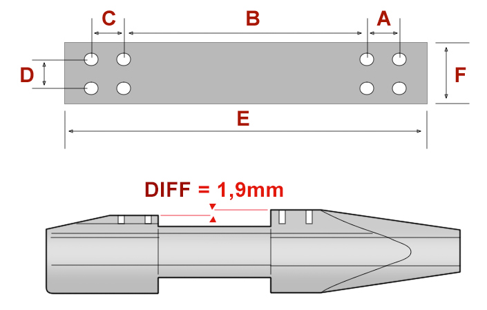 Rusan-Picatinny-rail-Browning-X-Bolt-SA-maten