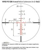 Vortex Viper PST Gen II 2-10x32 FFP Richtkijker, EBR-4 MRAD_