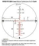 Vortex Viper PST Gen II 3-15x44 SFP Richtkijker, EBR-4 MOA_