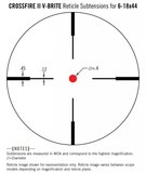 Vortex Crossfire II 6-18x44 AO Richtkijker, V-Brite Dradenkruis (MOA)_
