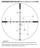 Vortex Diamondback 4-12x40 Richtkijker, Dead-Hold BDC Dradenkruis (MOA)_