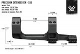 Vortex Precision Matched 35mm Extended Cantilever_