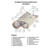 Luna Optics LN-DB60-HD Full-HD Digitale Dag en Nachtkijker met Recorder 6x50_
