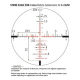 Vortex Strike Eagle 4-24x50 Richtkijker, EBR-4 Verlicht Dradenkruis (MOA)_