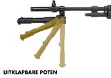 UTG TL-BP18S-A Universeel opklapbaar verstelbaar geweer statief 15,7 - 17 cm_
