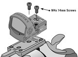 Leupold DeltaPoint Pro Red Dot Classic Smith and Wesson Revolver Mount_