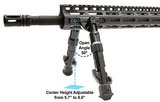 UTG Tactical M-LOK Bipod voor AR-geweren TL-BPDM01 14,5 - 20,3 cm_