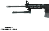 UTG TL-BP28SQ Shooters bipod Quick Detache 13,3 - 14,6 cm_