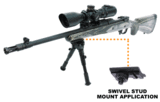 UTG TL-BP28SQ Shooters bipod Quick Detache 13,3 - 14,6 cm_