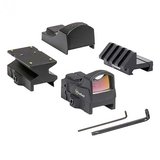 Firefield Mini Shot Reflex Sight 5MOA red dot met 45 graden mount_