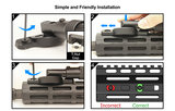 UTG Tactical M-LOK Bipod voor AR-geweren TL-BPDM02 20,3 - 30 cm_