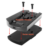 Henneberger HMS Adapter Docter naar Aimpoint Micro en Holosun sight mount_