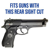 EGW Beretta 92, 98, 90, M9 Sight Mount Vortex Venom/Viper (past ook op Burris FastFire en Docter)_