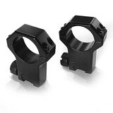Contessa 30mm ringen voor ronde 11mm Dovetail 60° hoog (26mm)_