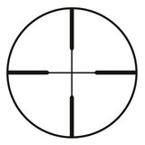 Burris Pistoolkijker 2x20mm Handgun Scope, Plex dradenkruis, zwart_