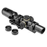NC Star Combat scope 1-6x24 Combo incl. Quick Release Cantilever montage, verlicht dradenkruis Rood/Groen_