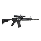 NC Star Combat scope 1-6x24 Combo incl. Quick Release Cantilever montage, verlicht dradenkruis Rood/Groen_
