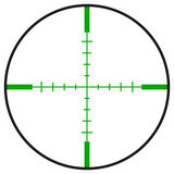 NC Star Sniper scope 4-16x44 Combo incl. Quick Release Cantilever montage, verlicht dradenkruis Rood/Groen_