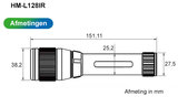 Hikmicro LED IR Illuminator 850nm HM-L128IR infrarood verlichter_