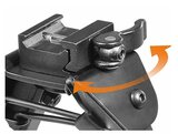 UTG Super Duty Bipod BP99Q snel afneembaar, middenhoogte 20,3 - 32,5 cm_