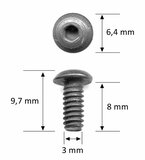 EGW Vervangingsschroeven voor Vortex Venom/Viper Sight mounts_