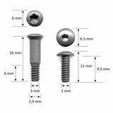 EGW Vervangingsschroeven voor DeltaPoint Pro en Shield RMS Sight mounts_