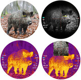 PARD Landsat 480 LA4C met Warmtebeeld 35mm lens, Nachtzicht 50mm lens, 940nm IR, Lange afstandmeter, Ballistische Calculator_