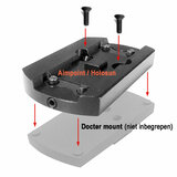 Henneberger HMS Adapter Docter naar Aimpoint Micro en Holosun sight mount_