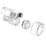 Pard FD1 LRF Digitale Voorzet nachtkijker en handheld Spotter, met afstandmeter 940Nm_