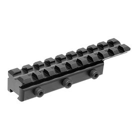 UTG 11mm Dovetail naar Picatinny/Weaver Rail Adapter 9 Slots - MNT-PMTOWL-A