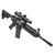 NC Star Combat scope 1-6x24 Combo incl. Quick Release Cantilever montage, verlicht dradenkruis Rood/Groen