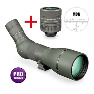 Vortex Razor HD 27-60x85 long range spotter gehoekt, MOA dradenkruis oculair 22x