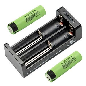 Xtar MC2 Oplader voor 2x 18650 batterijen